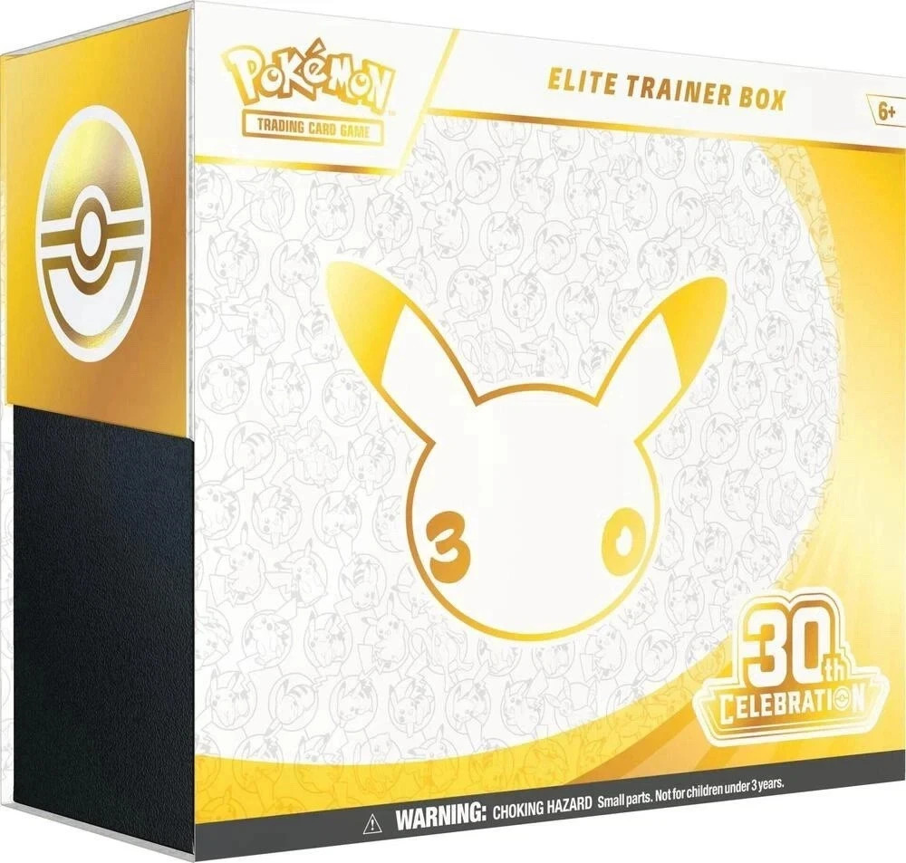 Pokémon 30th Anniversary Celebration Elite Trainer Box ETB Ships 10/5 Sealed Pokémon 30th Anniversary Celebration Elite Trainer Box ETB Ships 10/5 Sealed