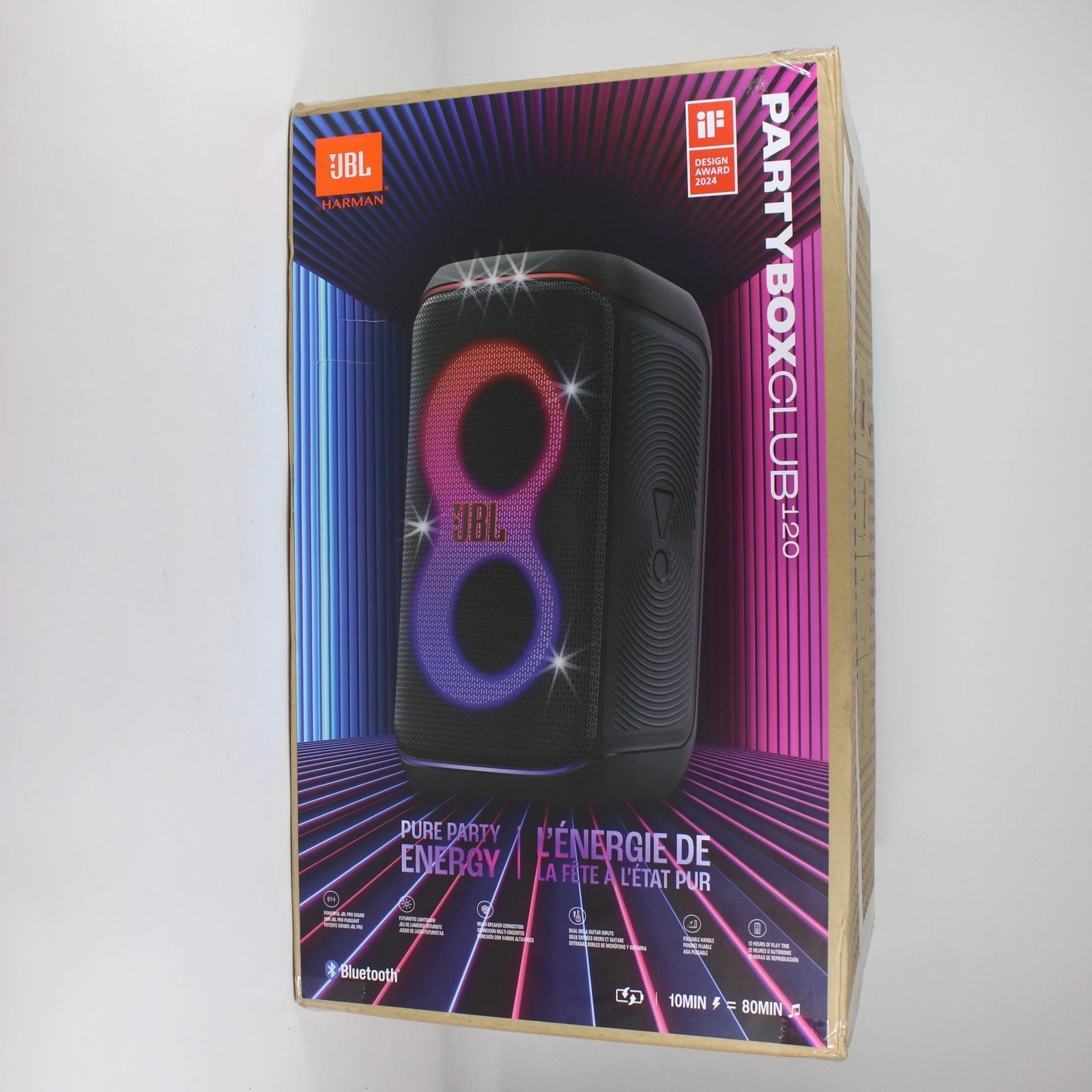 JBL PartyBox Club 120 Portable Wireless Party Speaker (Black) PARTYBOX120