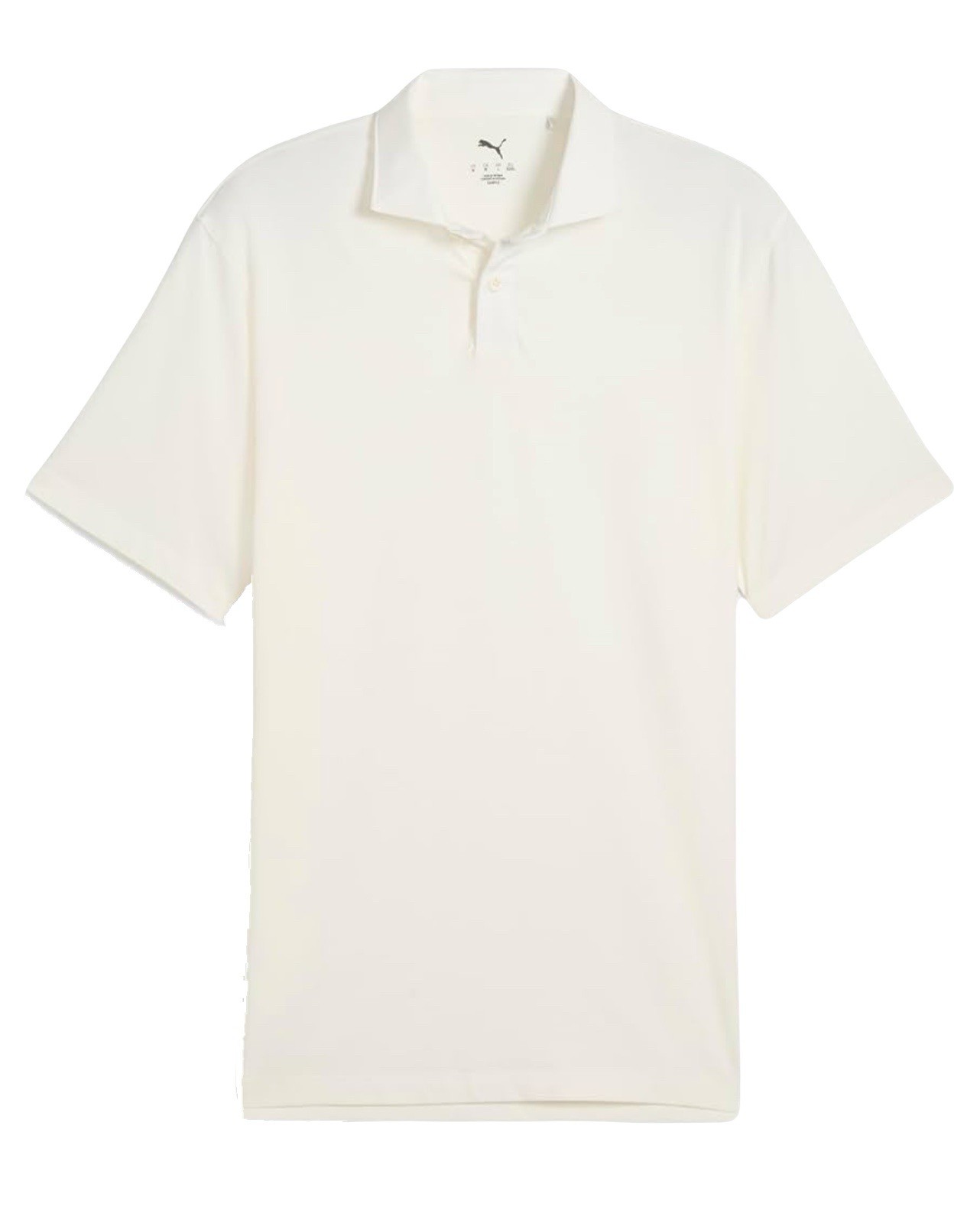 NWT. Puma. Sz L.  Modalon Polo Shirt Men’s. Warm White. MRSP. $65.00