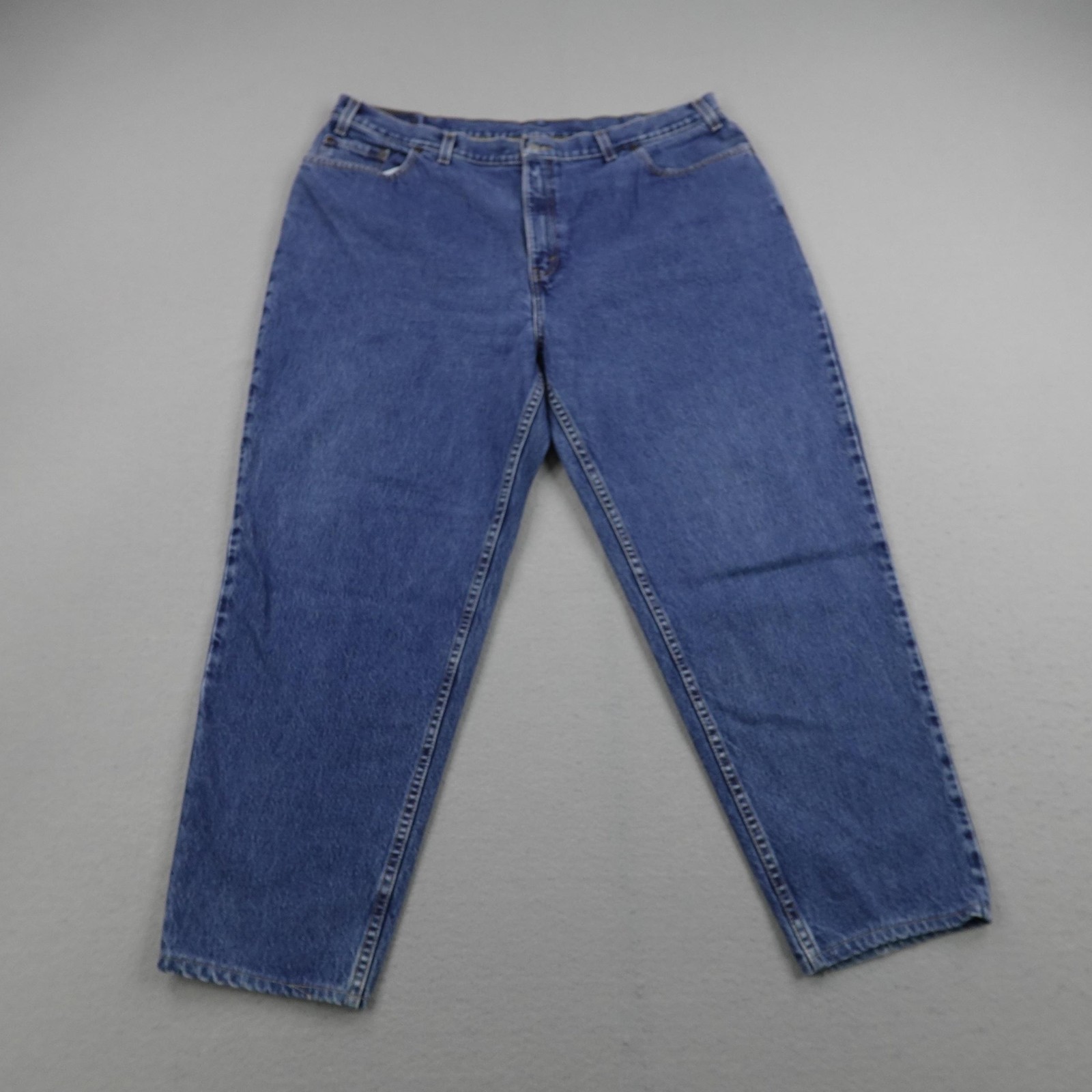 Vintage Levis Jeans Womens 24 W Blue Denim 550 Relaxed Fit Tapered Leg Y2K