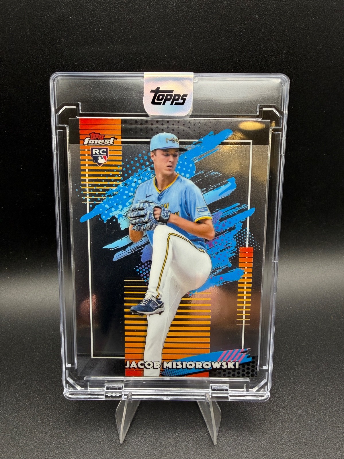 Jacob Misiorowski RARE TOPPS FINEST INVESTMENT ROOKIE CARD Brewers SP RC Jacob Misiorowski RARE TOPPS FINEST INVESTMENT ROOKIE CARD Brewers SP RC