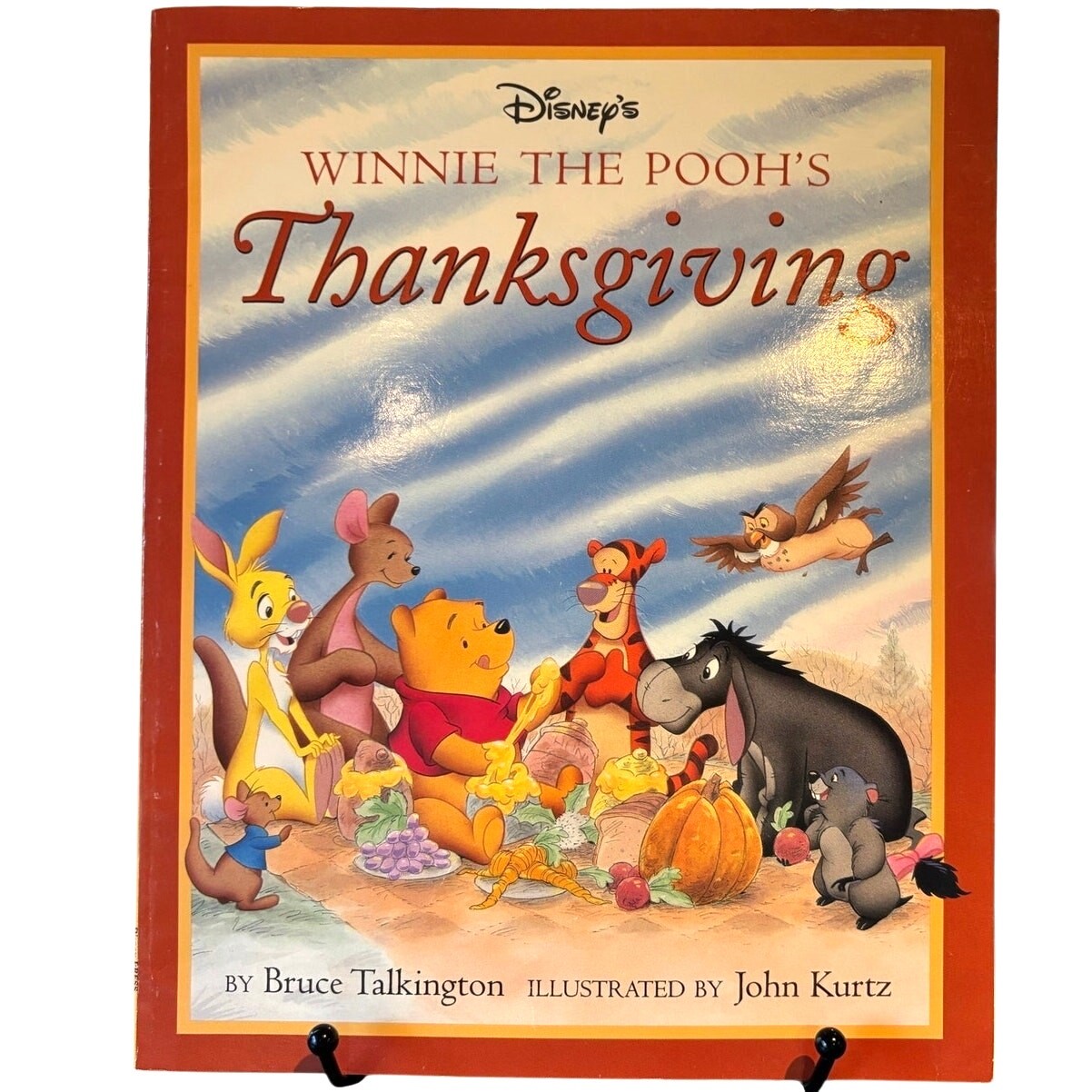 VTG 1995 First Ed., Winnie-The-Pooh\'s Thanksgiving, Disney Press, Paperback VTG 1995 First Ed., Winnie-The-Pooh\'s Thanksgiving, Disney Press, Paperback