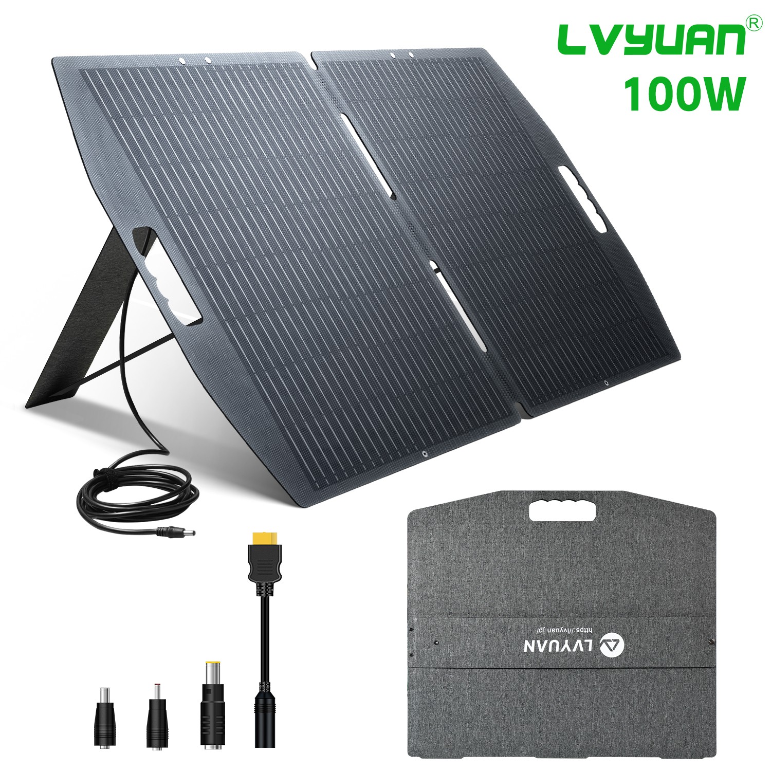 100W 200W 300W 400W Solar Panel Foldable Portable for Power Stations and Camping