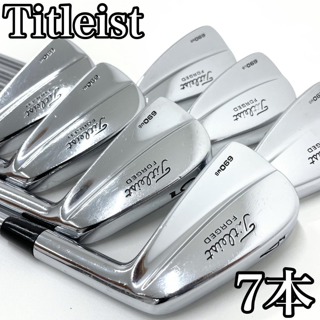 USED Titleist 690 MB Forged Iron Set 4-PW 7pcs Dynamic Gold S300 Steel Right