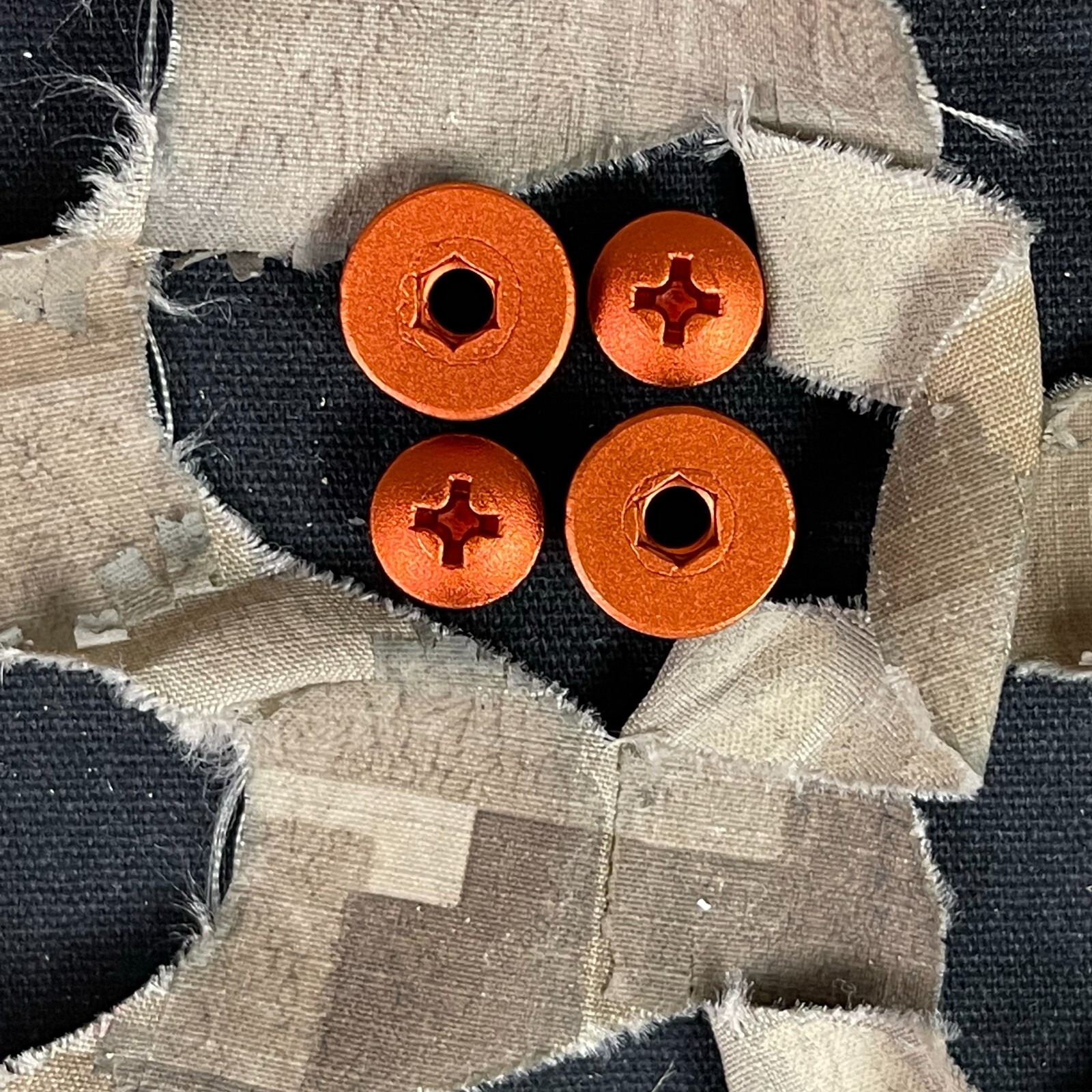 NEW JT Anodized Aluminum Rivet Kit - 1 Complete Goggle Set - Orange