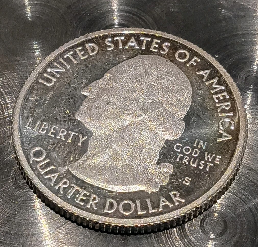 2010 S Silver Proof Coin Mount Hood ATB Quarter 90% Silver Oregon OR