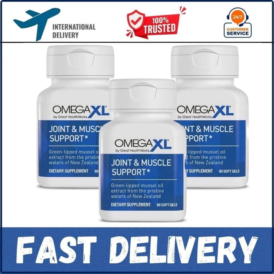 OmegaXL Joint Support Supplement 60 Count Exp 2029