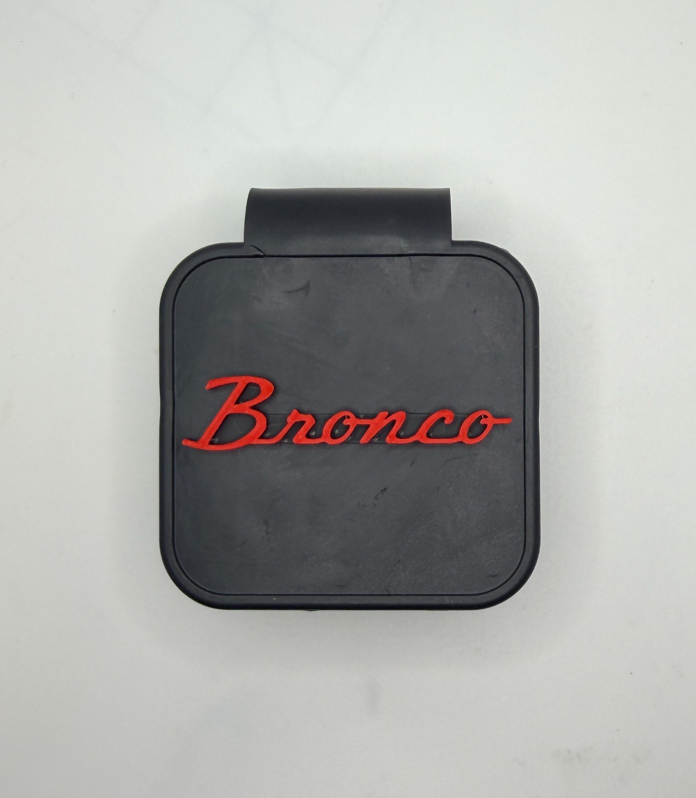 Bronco Vintage Script Trailer Hitch Cover Plug Ford SUV 2