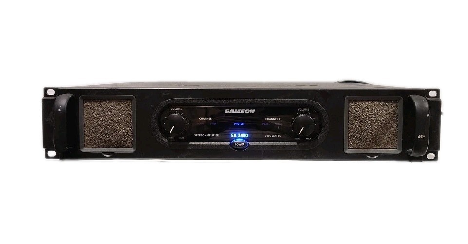 Samson SX2400 Professional Power Amplifier 1500W Rack Mount PA DJ Tested Working Samson SX2400 Professional Power Amplifier 1500W Rack Mount PA DJ Tested Working