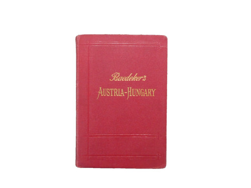 Austria-Hungary Dalmatia And Bosnia By Karl Baedeker 1905 Maps Plans