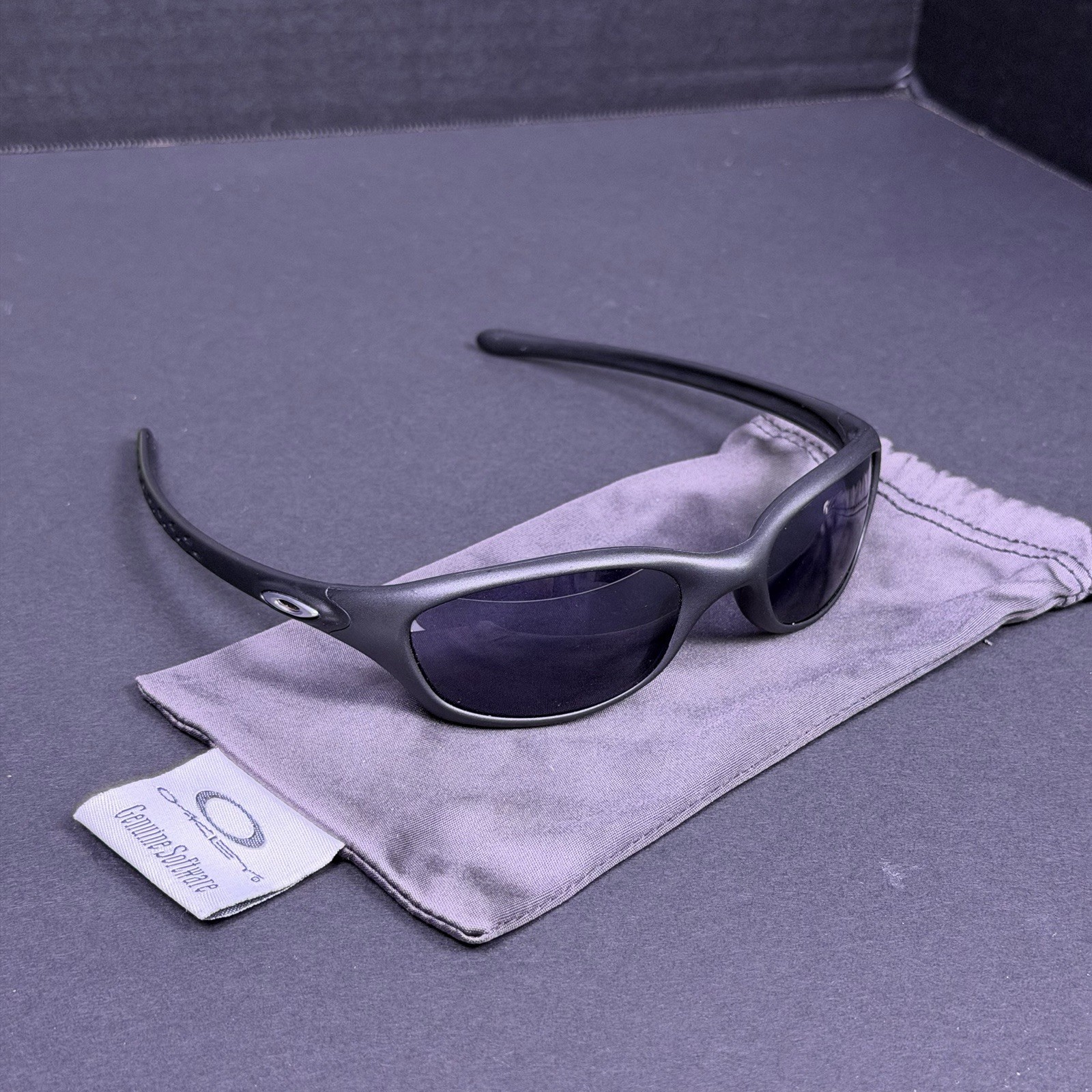 Vintage Oakley Software Five 2.0 Sunglasses Black Frames/Lenses Great Condition Vintage Oakley Software Five 2.0 Sunglasses Black Frames/Lenses Great Condition