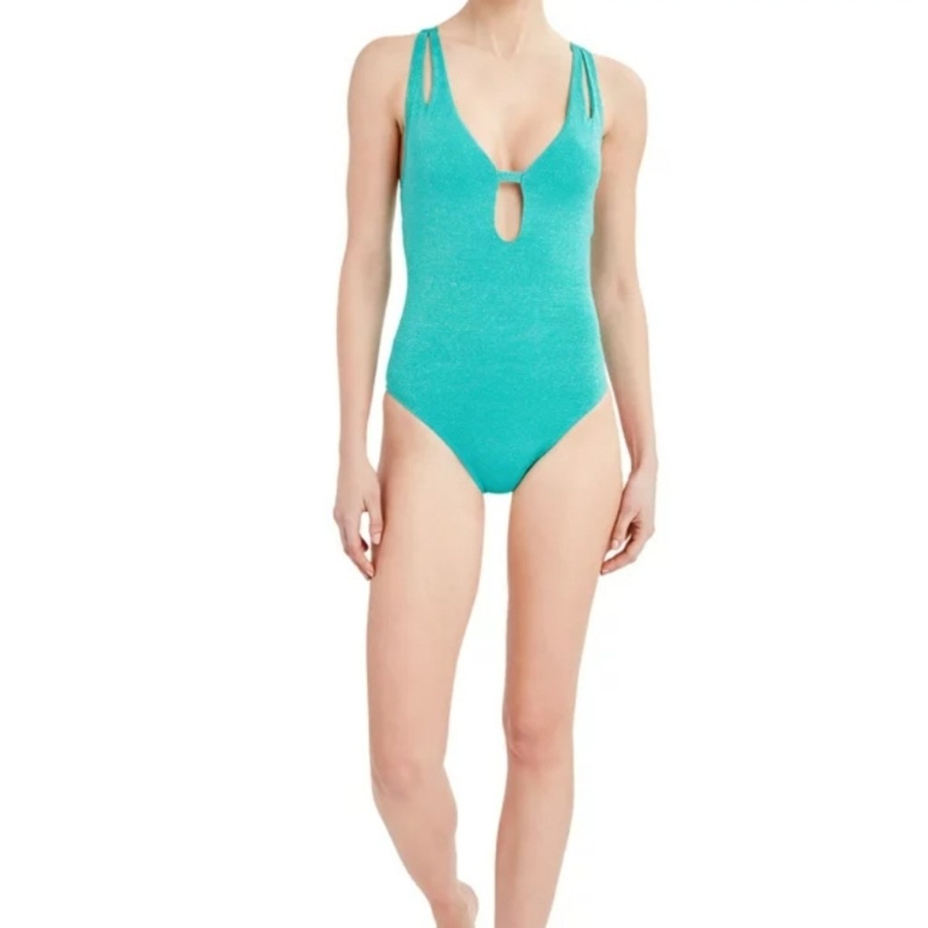 NWT BCBG Paris Adjustable Keyhole One Piece Swimsuit, Size L NWT BCBG Paris Adjustable Keyhole One Piece Swimsuit, Size L
