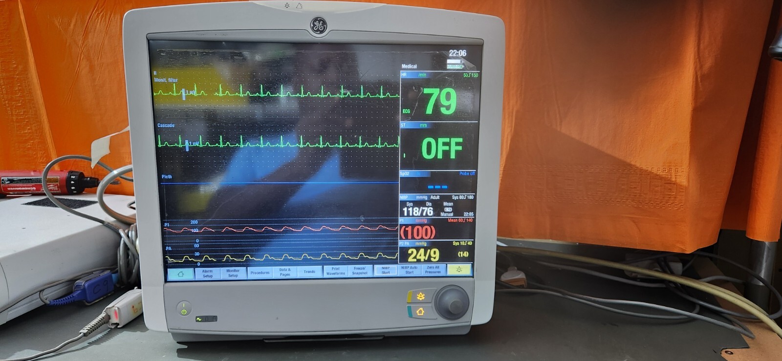 REFURBISHED GE CARESCAPE B650 Patient Monitor/No PDM REFURBISHED GE CARESCAPE B650 Patient Monitor/No PDM