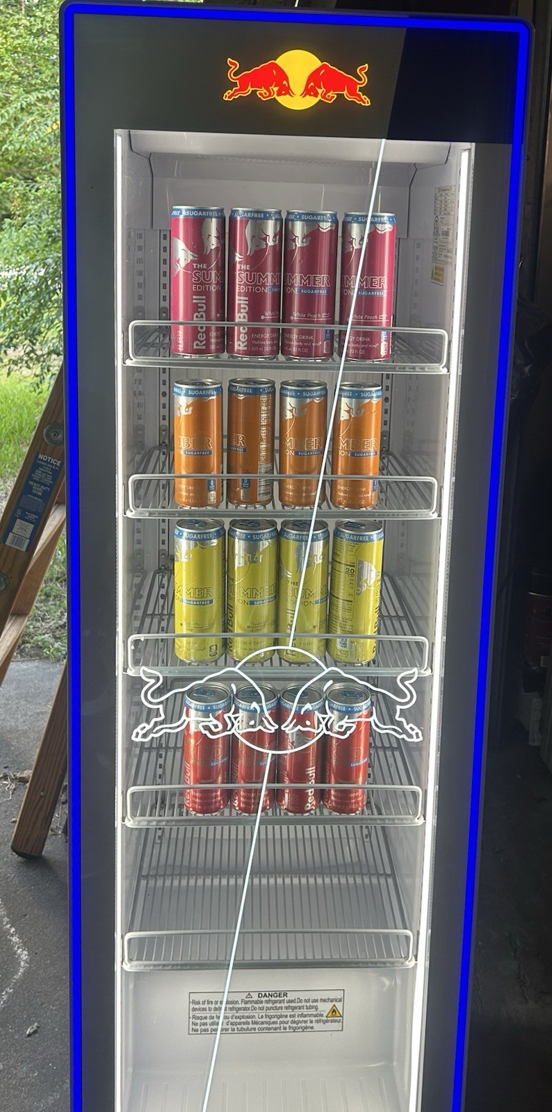 Red Bull merchandizer slim medium fridge