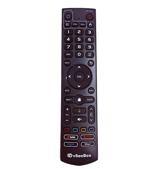 Original vSeeBox Backlit Remote Control for Elite Mini, Ultra, V3 Pro, V5 Pro