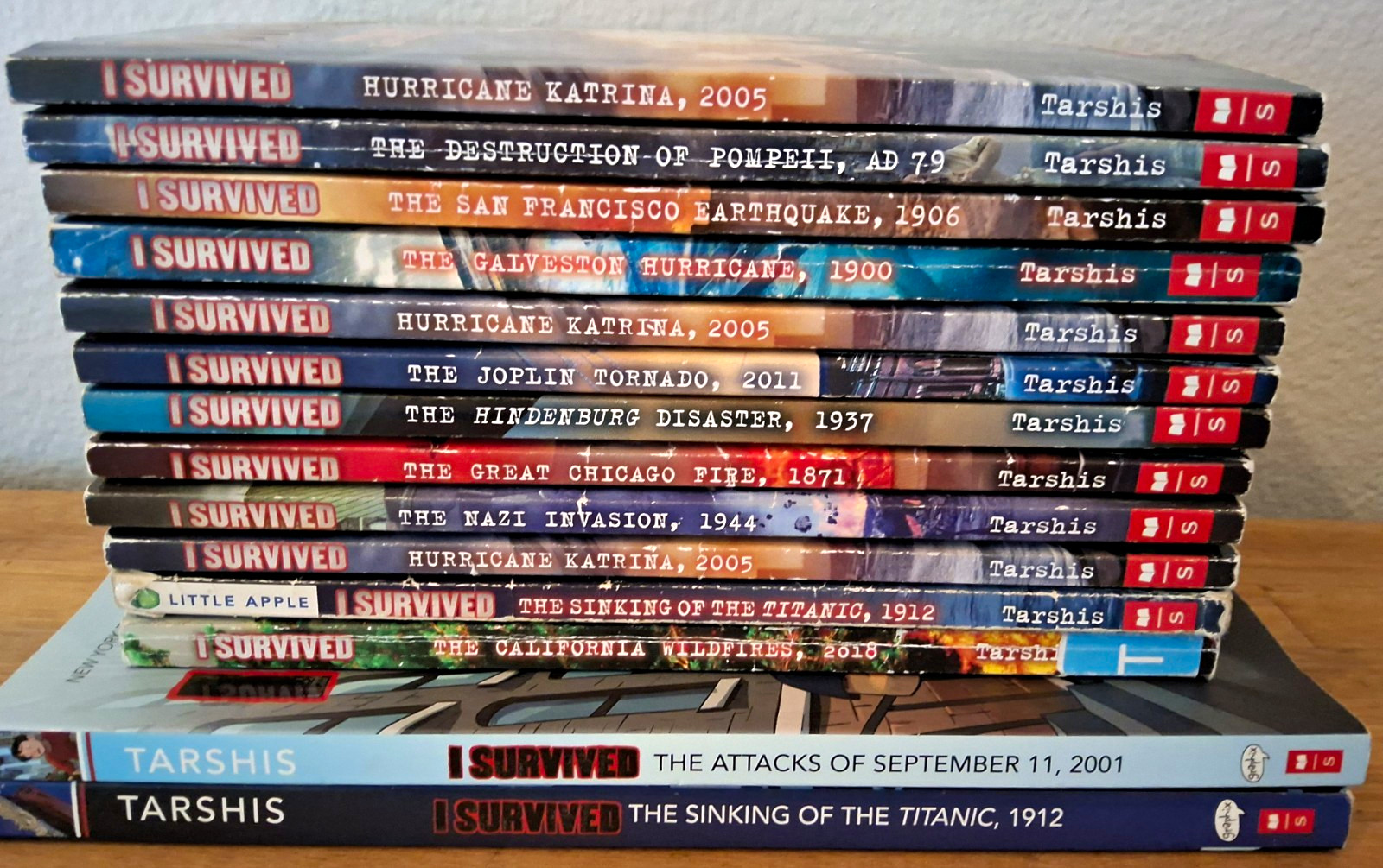 13 Scholastic I Survived Book Lot Lauren Tarshis Paperback 13 Scholastic I Survived Book Lot Lauren Tarshis Paperback