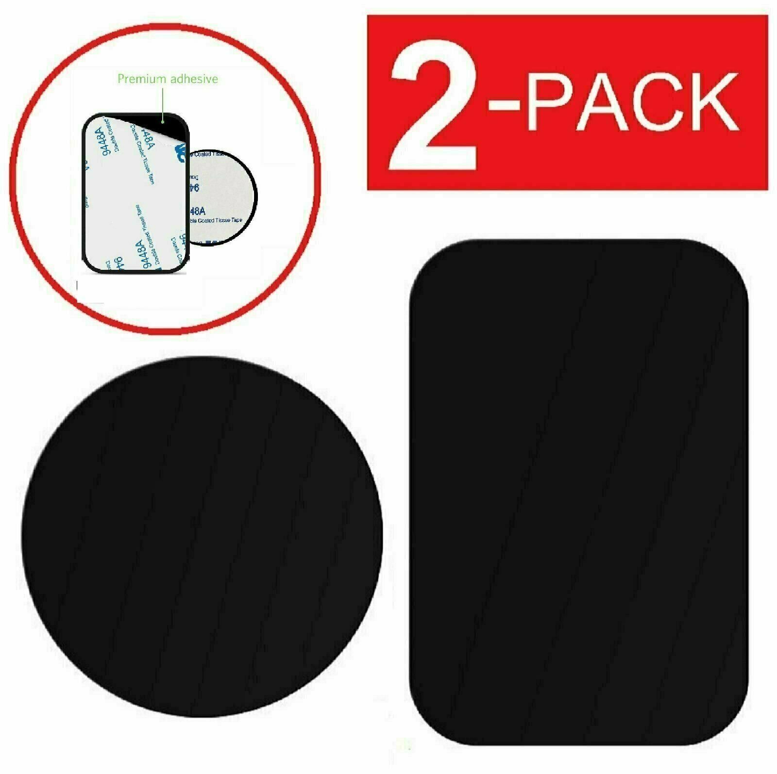 Metal Plates Adhesive Sticker Replace For Magnetic Car Mount Phone Holder Metal Plates Adhesive Sticker Replace For Magnetic Car Mount Phone Holder