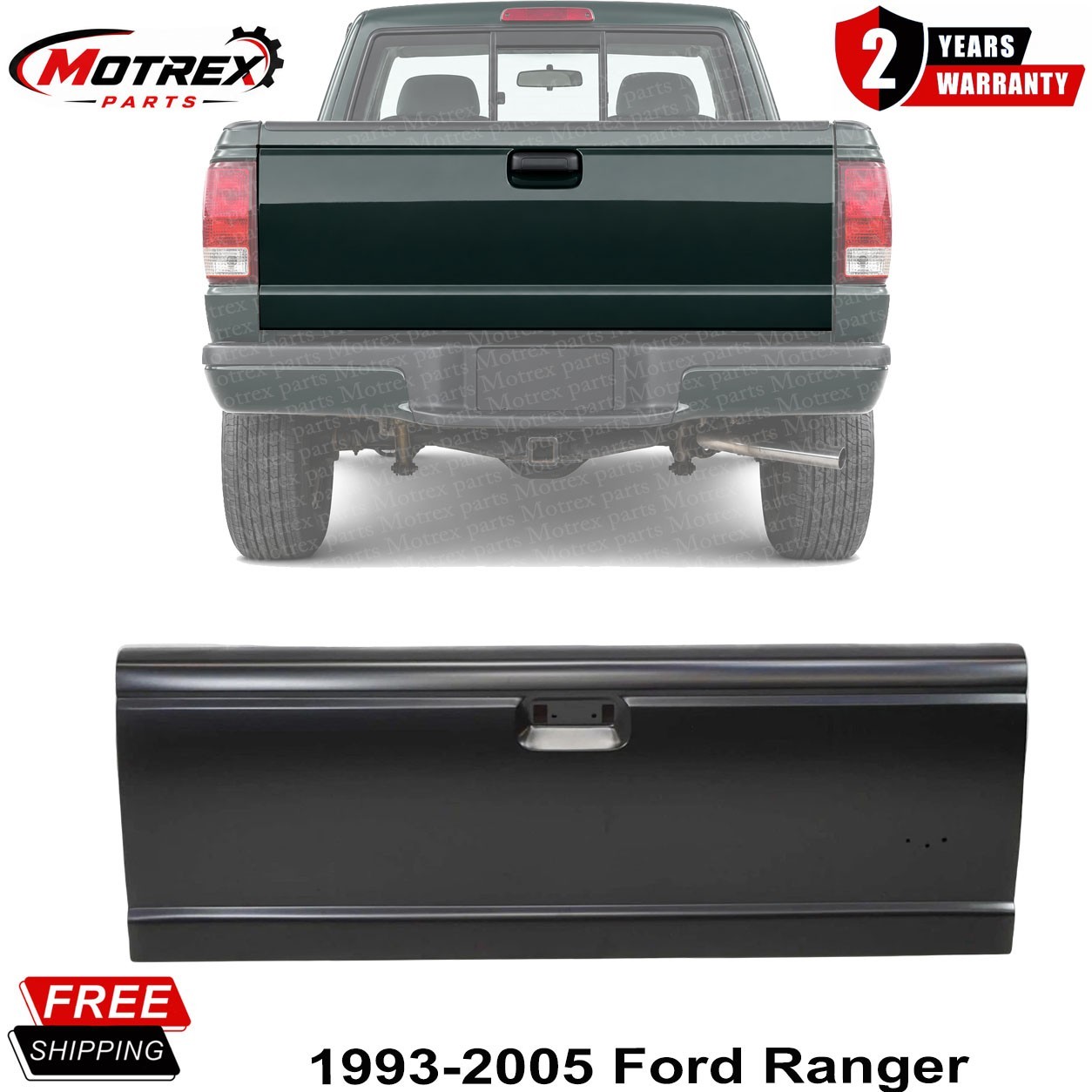 NEW Rear Tailgate Assembly Primed Steel For 1993-2005 Ford Ranger
