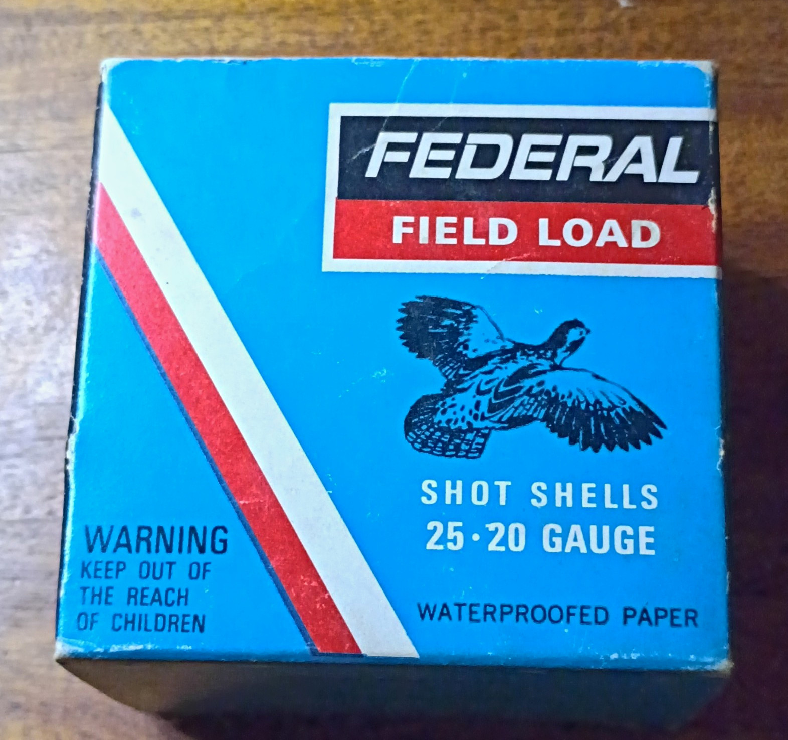 Federal Field Load 20 GA Shot Shells Box Vintage (empty) 