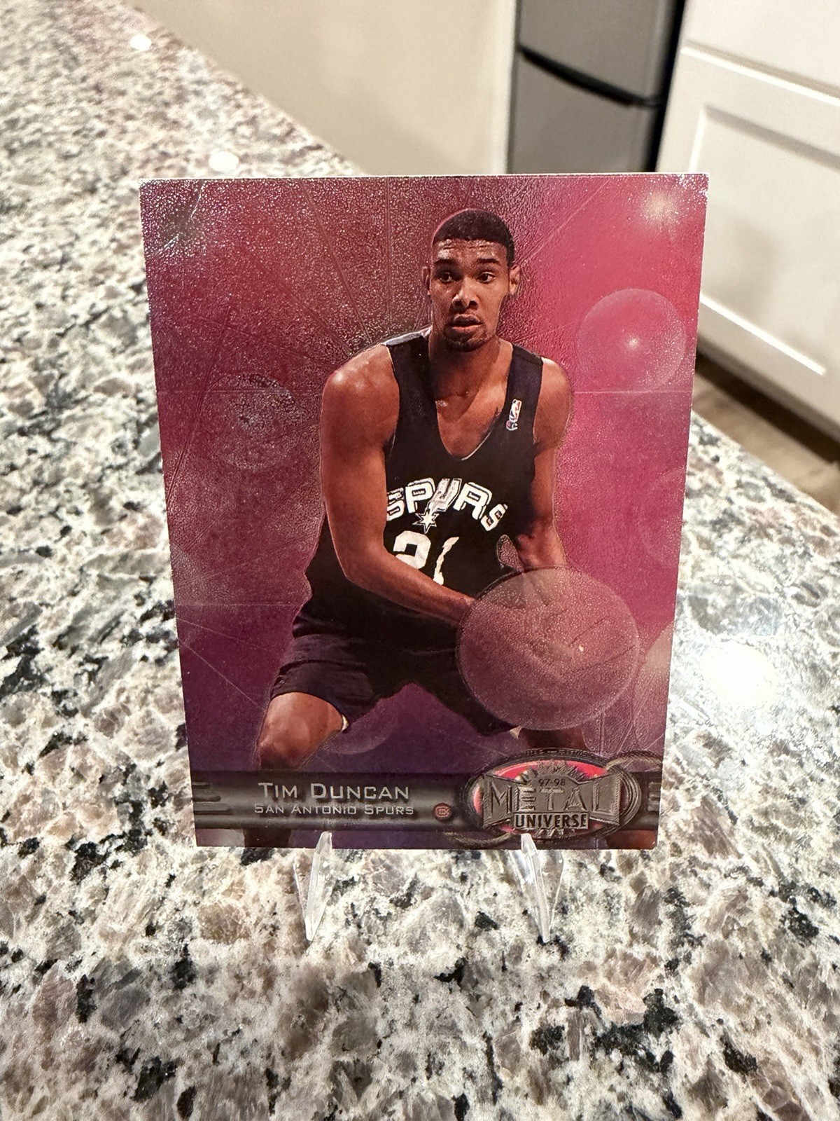 1997-98 Tim Duncan Fleer Metal RC #66