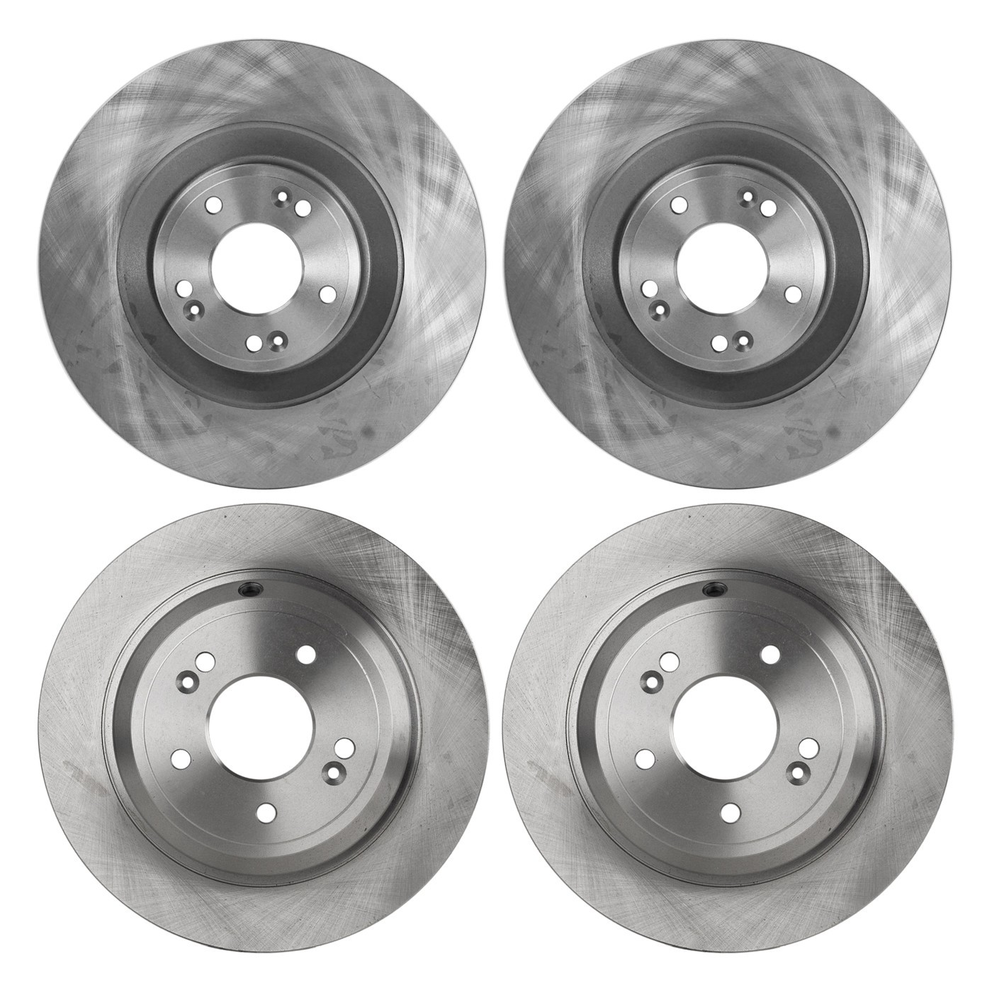 Front and Rear Disc Brake Rotors For 2012-2016 Hyundai Genesis 2017 Kia K900
