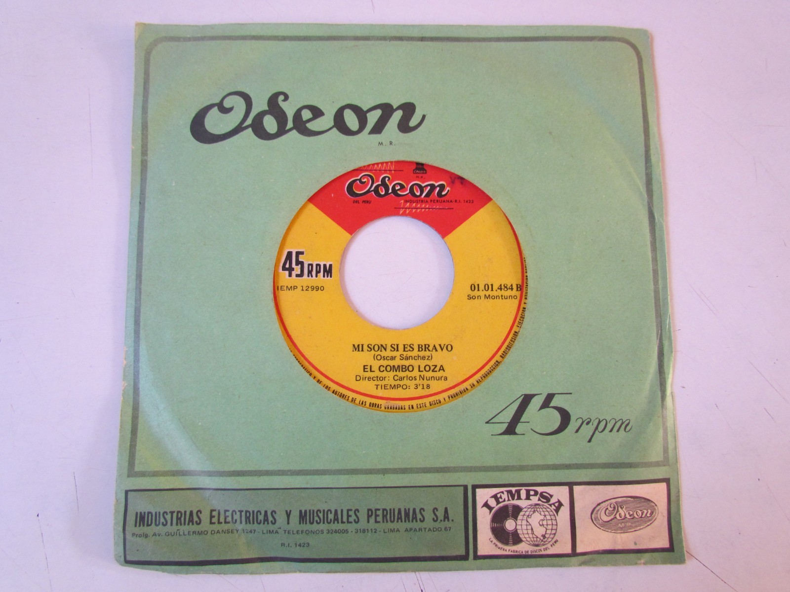 EL COMBO LOZA «MI SUERTE LLEGO/MI SON ES BRAVO» SALSA GUAGUANCO SON MONTUNO PERU EL COMBO LOZA «MI SUERTE LLEGO/MI SON ES BRAVO» SALSA GUAGUANCO SON MONTUNO PERU