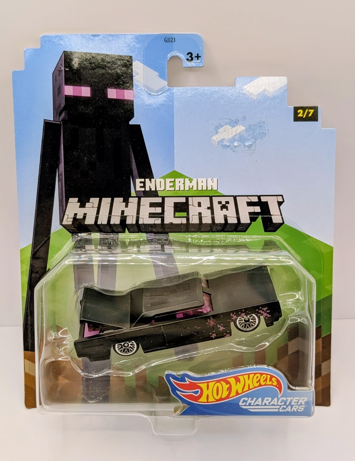 Hot Wheels Minecraft Character Cars Enderman Diecast 2 of 7 GJJ23 2019 Mattel