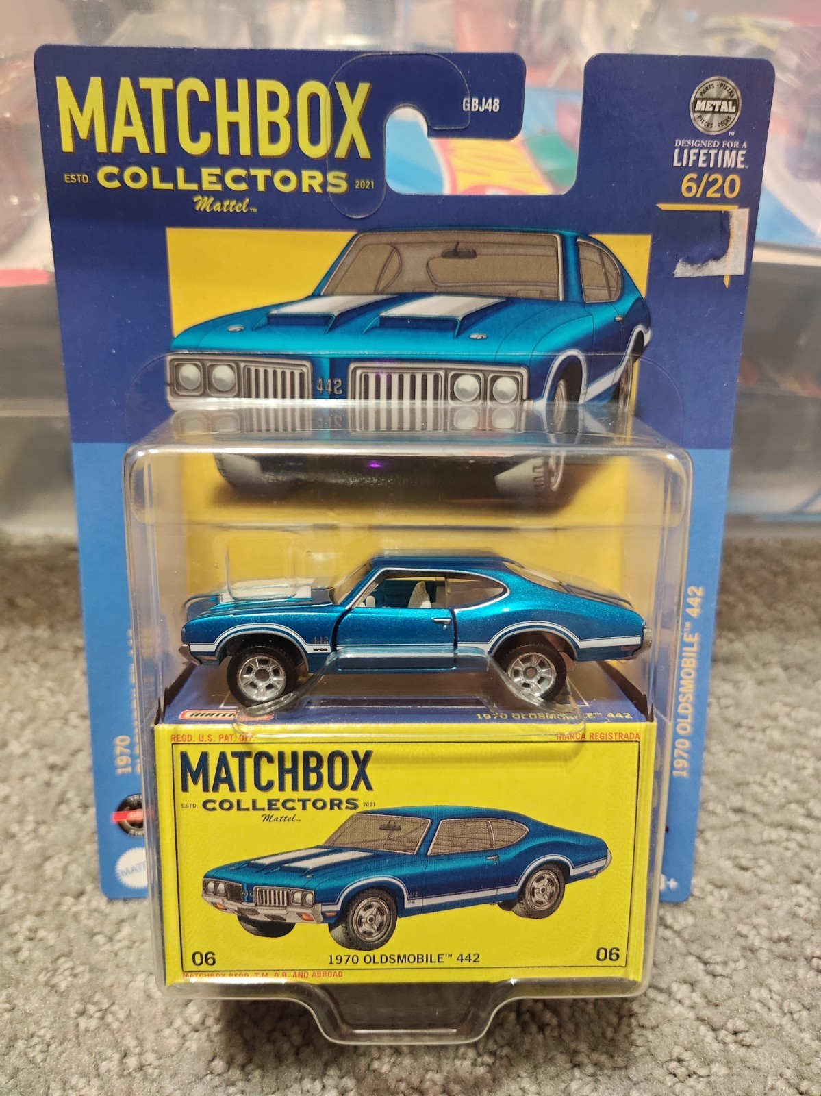 2024 Matchbox Collectors Series *1970 OLDSMOBILE 442* Blue 6/20