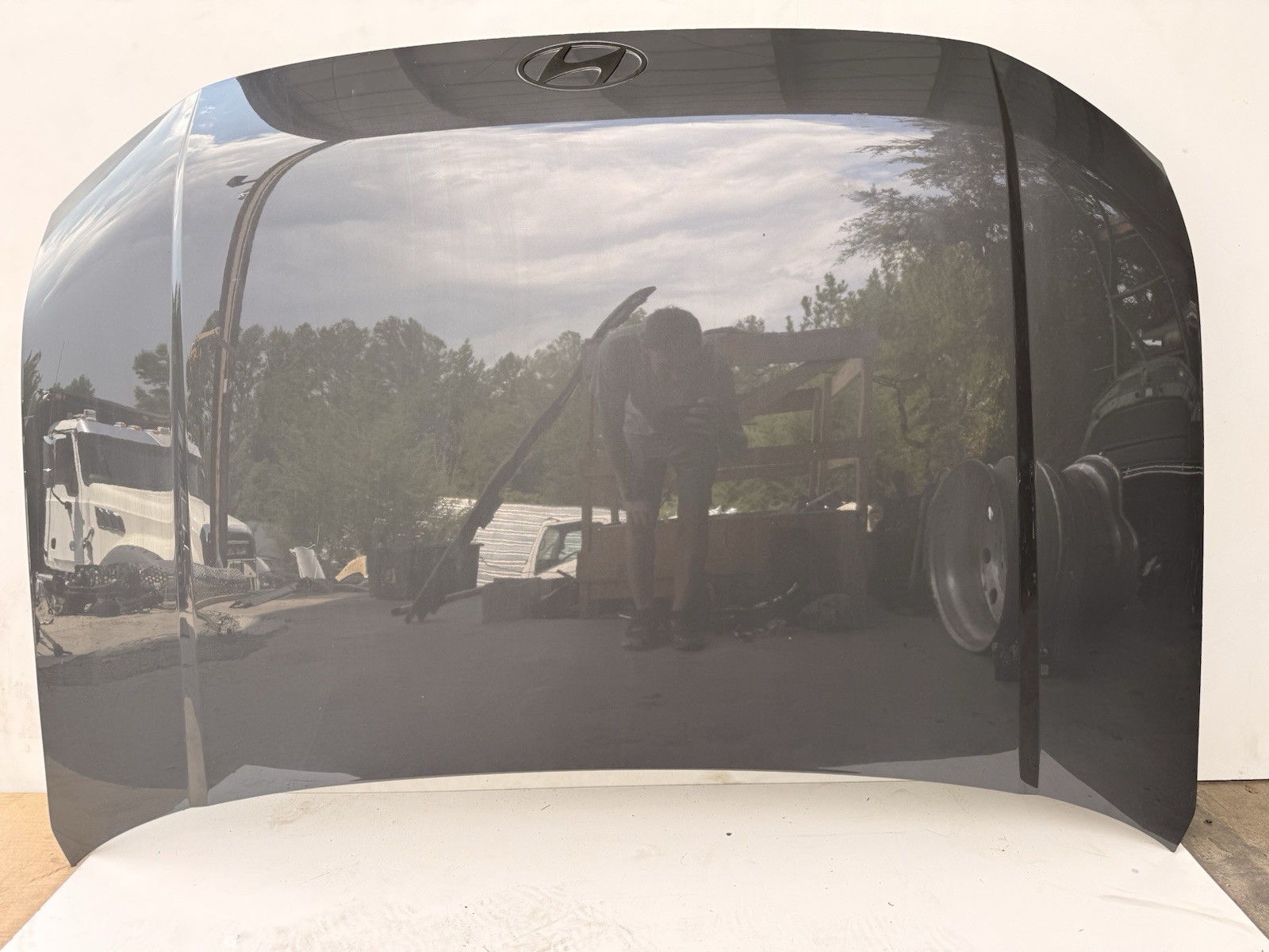 Hyundai Santa Fe 2024–2026OEM Hood – Gray