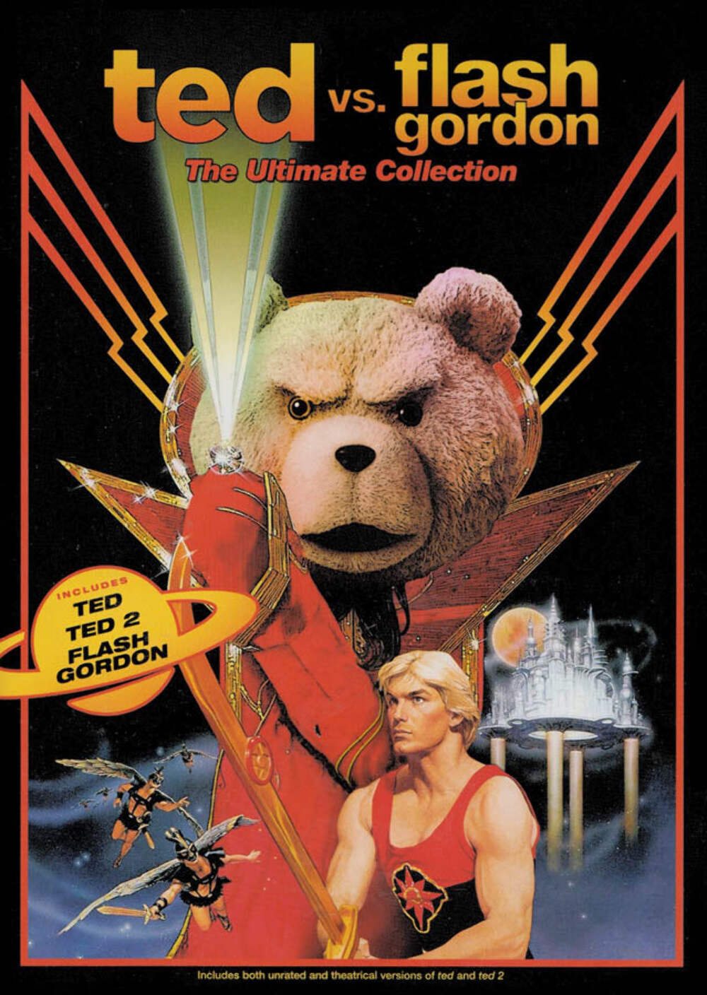 Ted vs. Flash Gordon (The Ultimate Collection) (Ted / Ted 2 / Flash Gordon) DVD