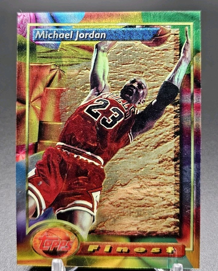 1993-94 Topps Finest - Michael Jordan #1 1993-94 Topps Finest - Michael Jordan #1
