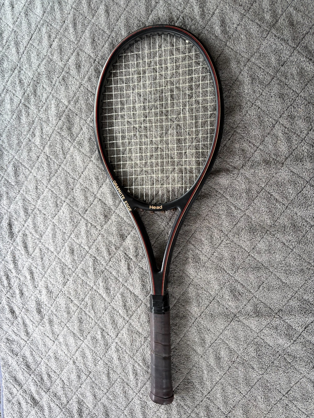 Extra cool vintage AMF Head Edge racquet and case