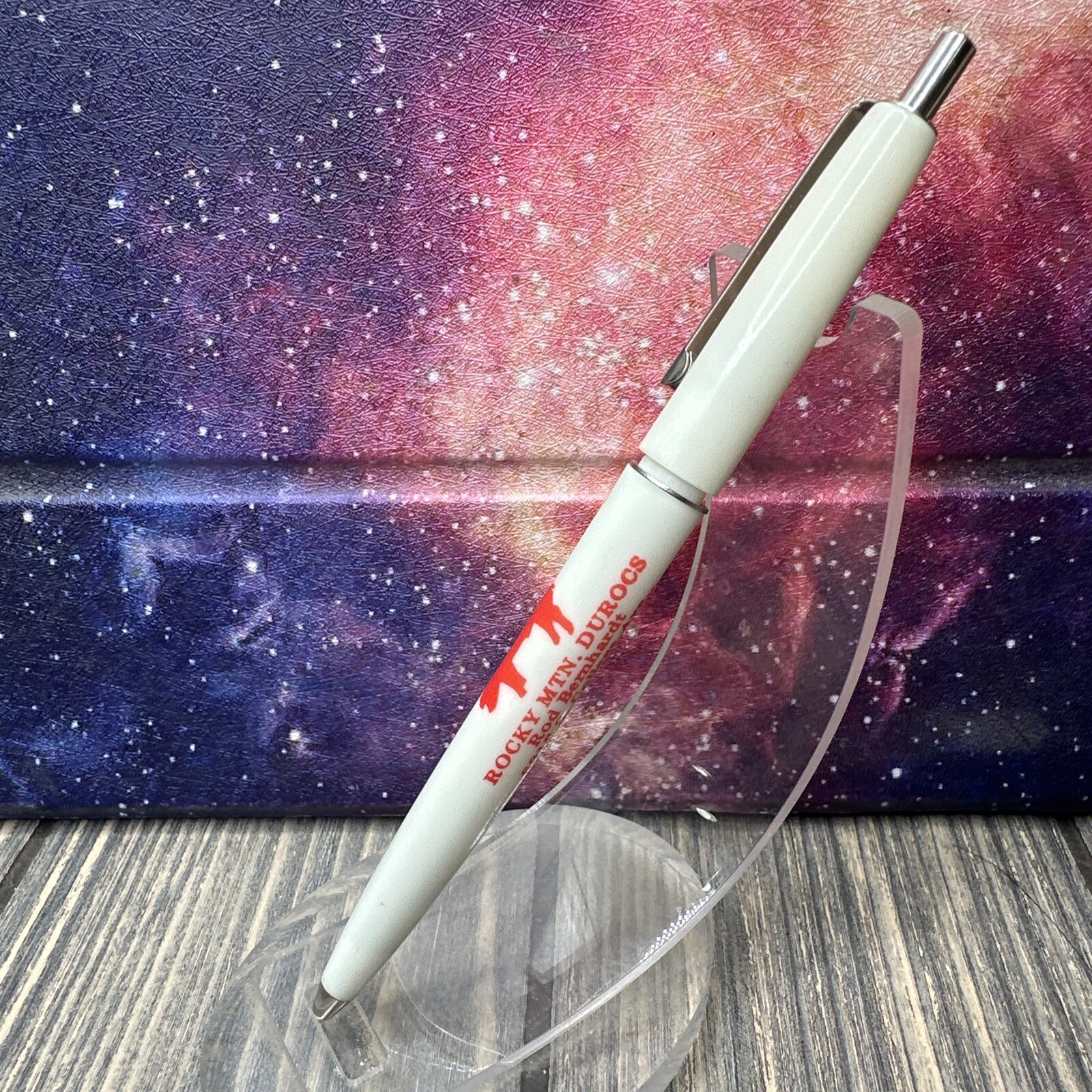 Vintage Rocky Mtn Durocs Rod Bernhardt Ft Collins CO Advertisement Pen