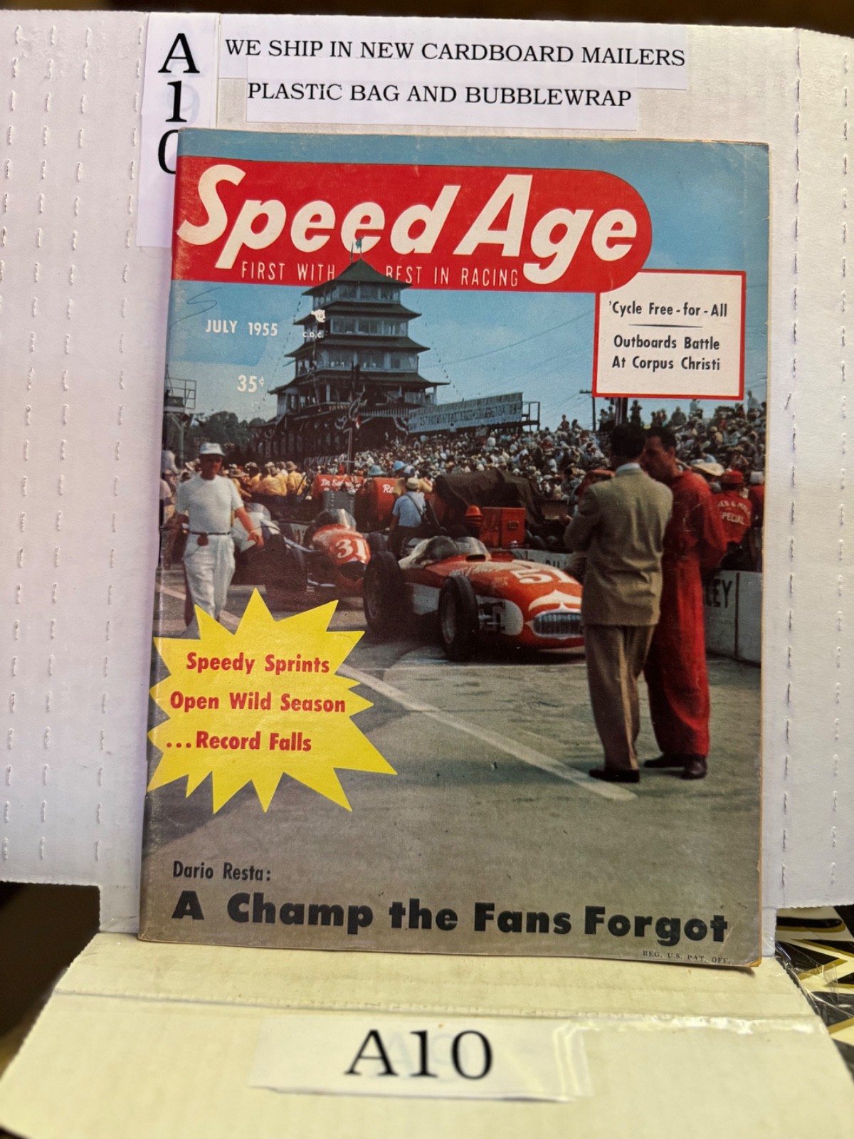 Vintage Speed Age Magazine July 1955
