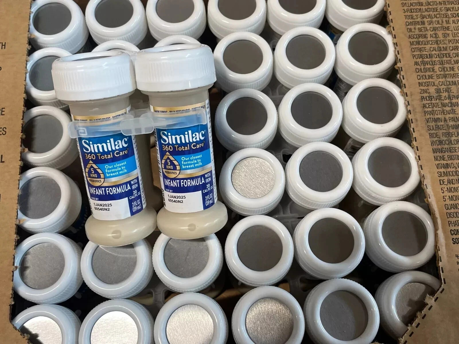 48 Bottles Similac 360 total care Ready to Feed Infant Formula 2oz - July 2027 48 Bottles Similac 360 total care Ready to Feed Infant Formula 2oz - July 2027