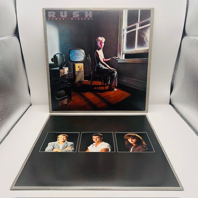 RUSH POWER WINDOWS LP 1985 422 826 098-1 M-1 MASTERDISK RL w/Inner Vinyl EX+/NM