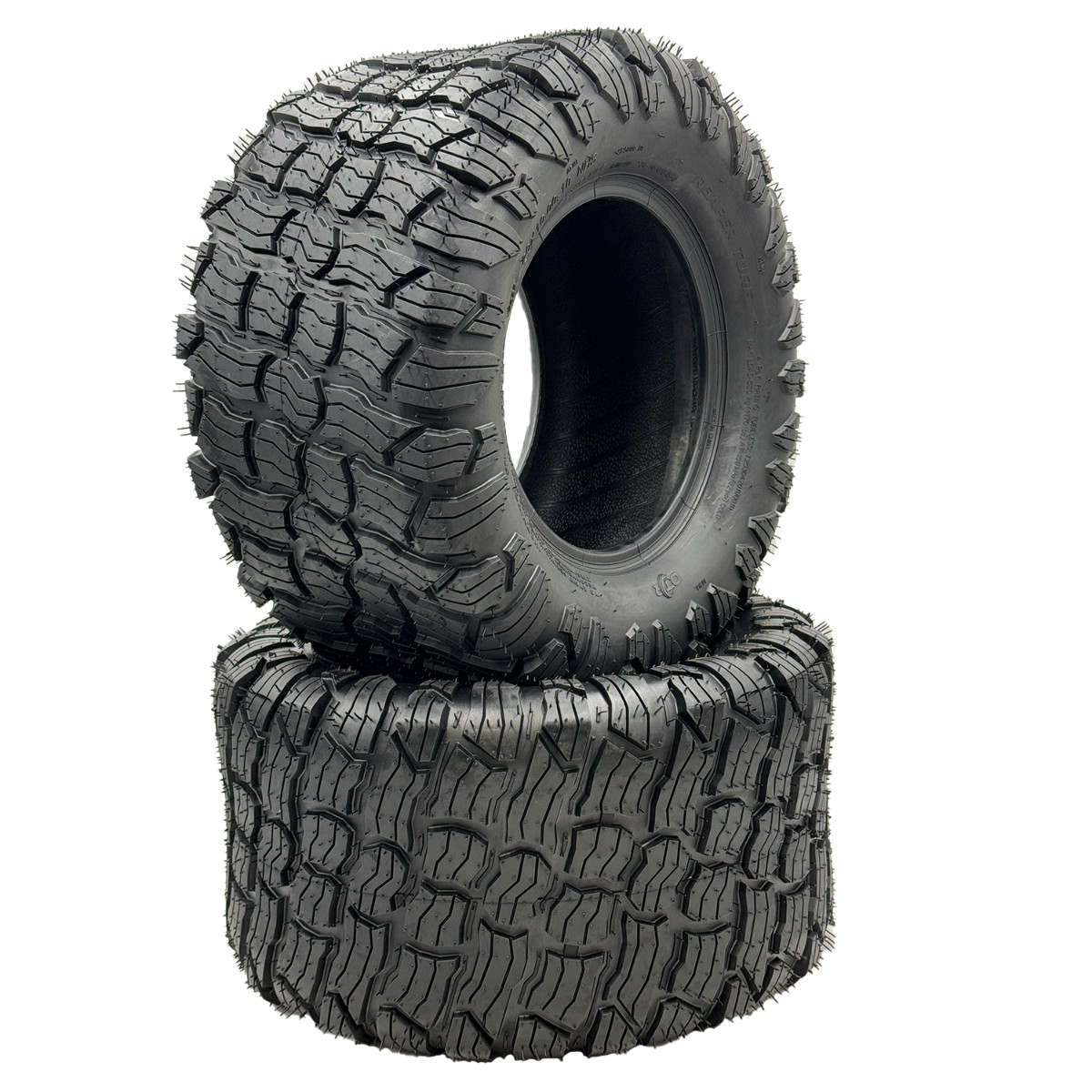 Set of 2 - 20x10.00-10 4 Ply Reaper Turf Tire