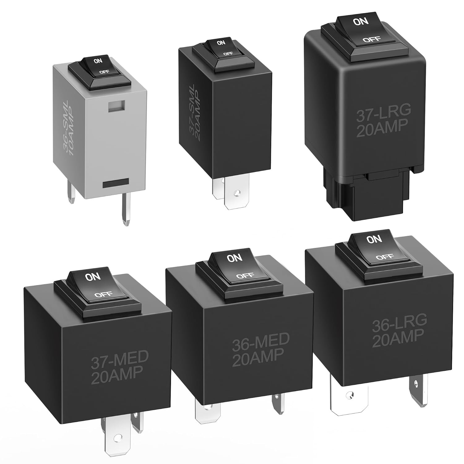 6-Pack 9038/9038A Relay Bypass Switch Tester Kit Fuel Pump Scan Tool Black USA