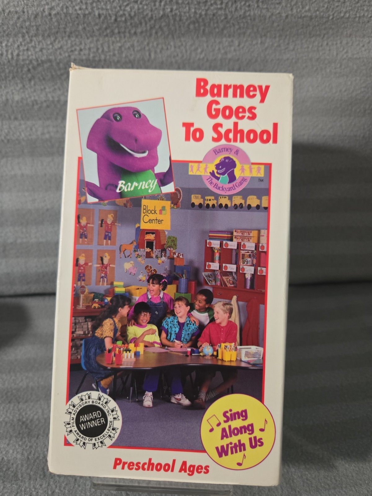 Barney - Barney Goes to School (VHS, \