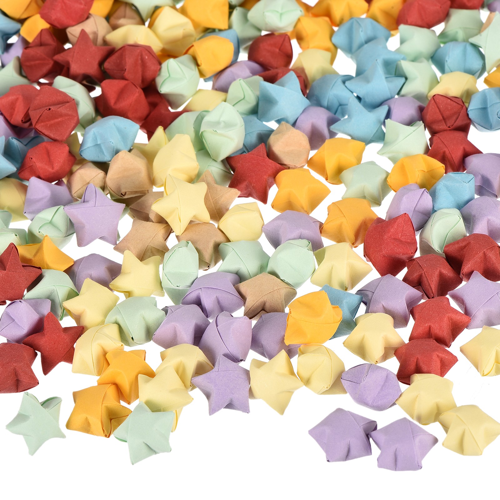 952pcs Pre-made Origami Lucky Stars Paper Wishing Star, 7 Colors 952pcs Pre-made Origami Lucky Stars Paper Wishing Star, 7 Colors