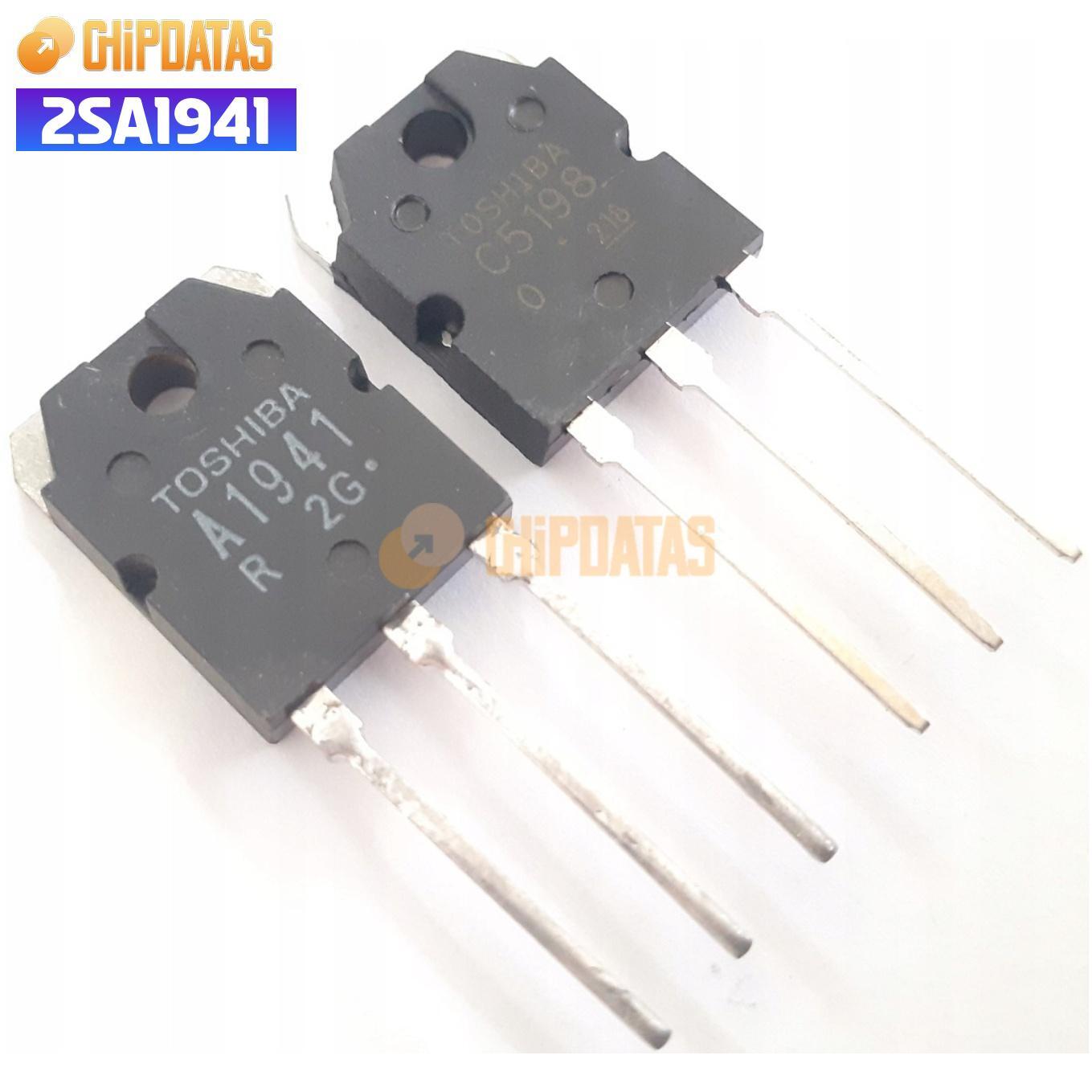 1Pair(2Pcs) New  2SA1941 + 2SC5198 or 2Pcs (A1941 or C5198) TOSHIBA Transistor