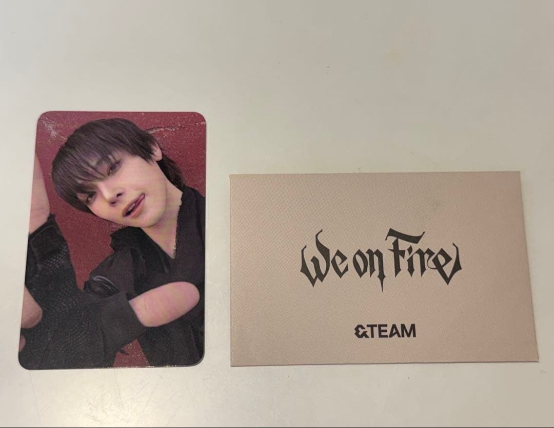 &TEAM We On Fire NICHOLAS Photocard