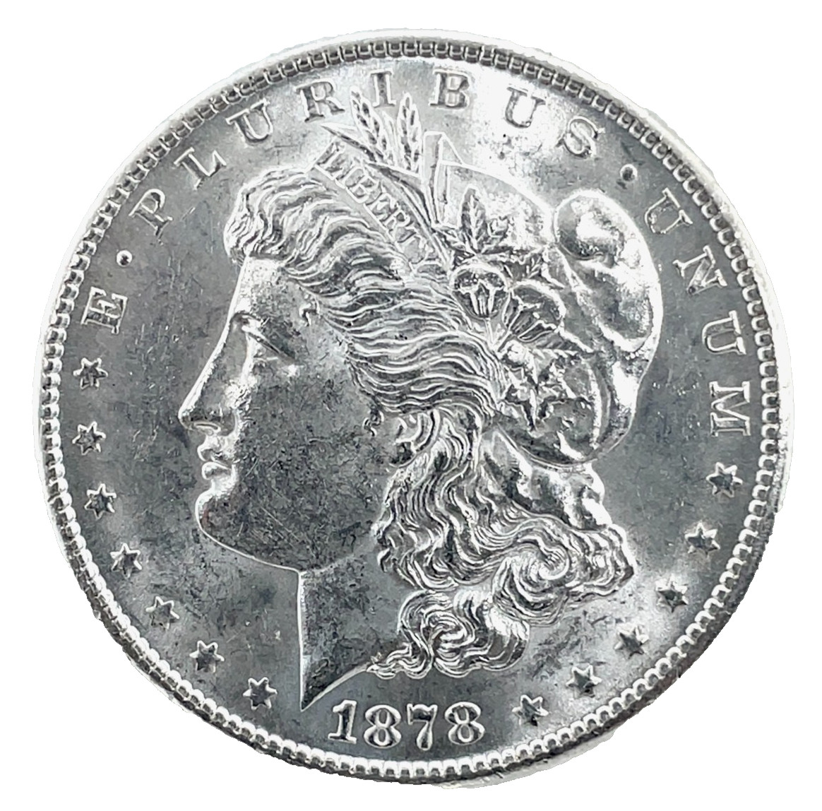1878 S Morgan Dollar Bu/Unc. 90% Silver $1 U.S Coin # 2940