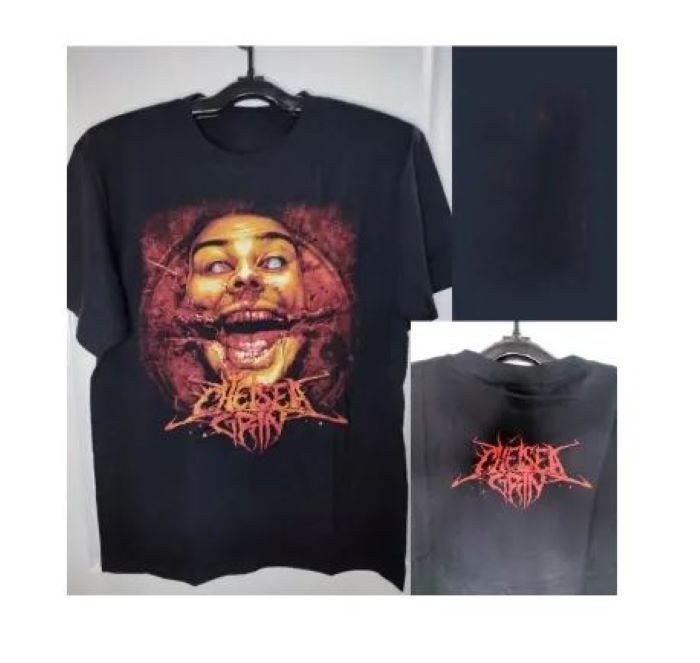 2 Sides Chelsea Grin Black Cotton T Shirt Full size S-5XL Unisex HRB844