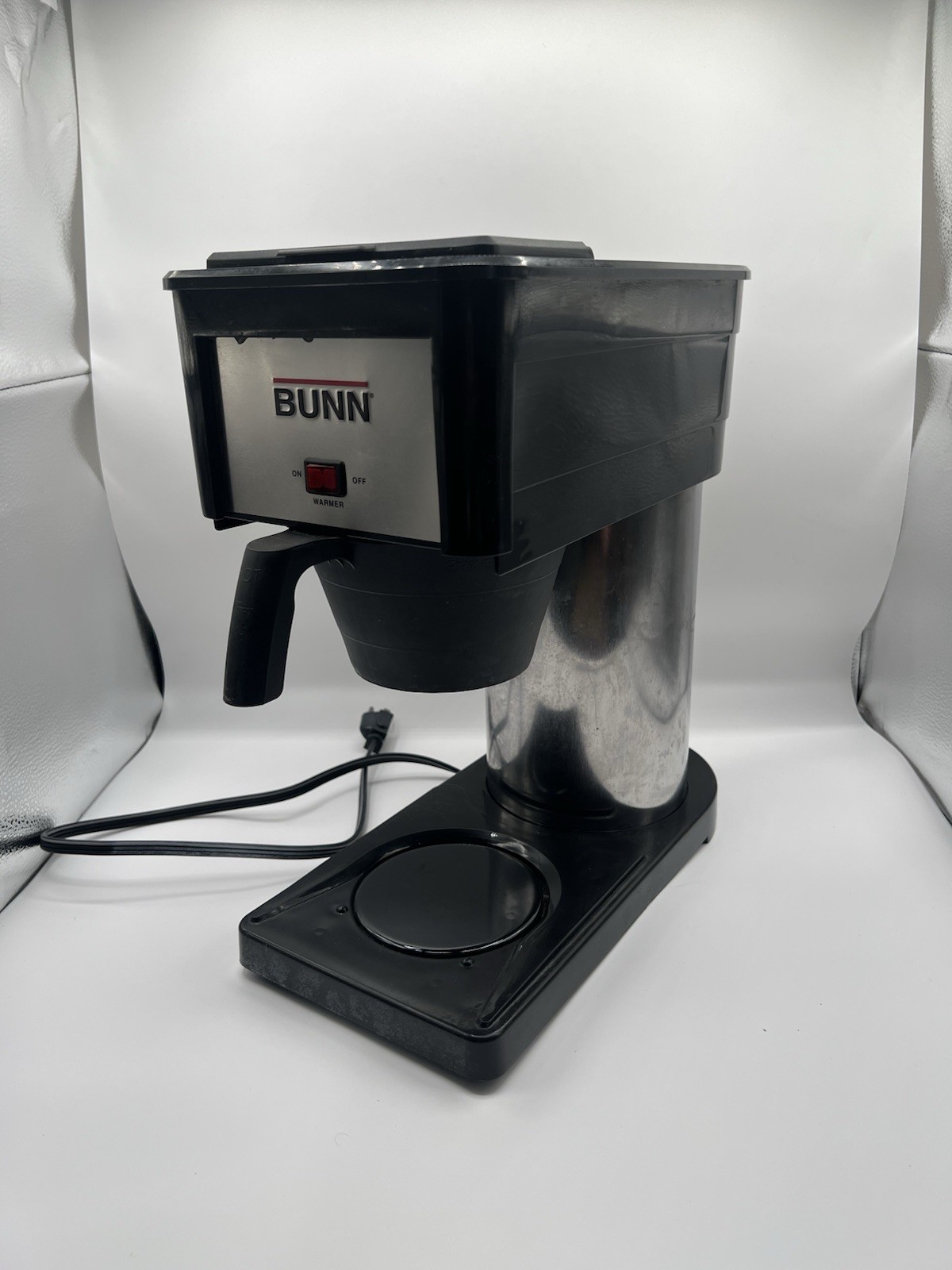 Bunn BX-B Coffee Maker 10 Cup Black and Stainless Coffee Pot. Tested and Works