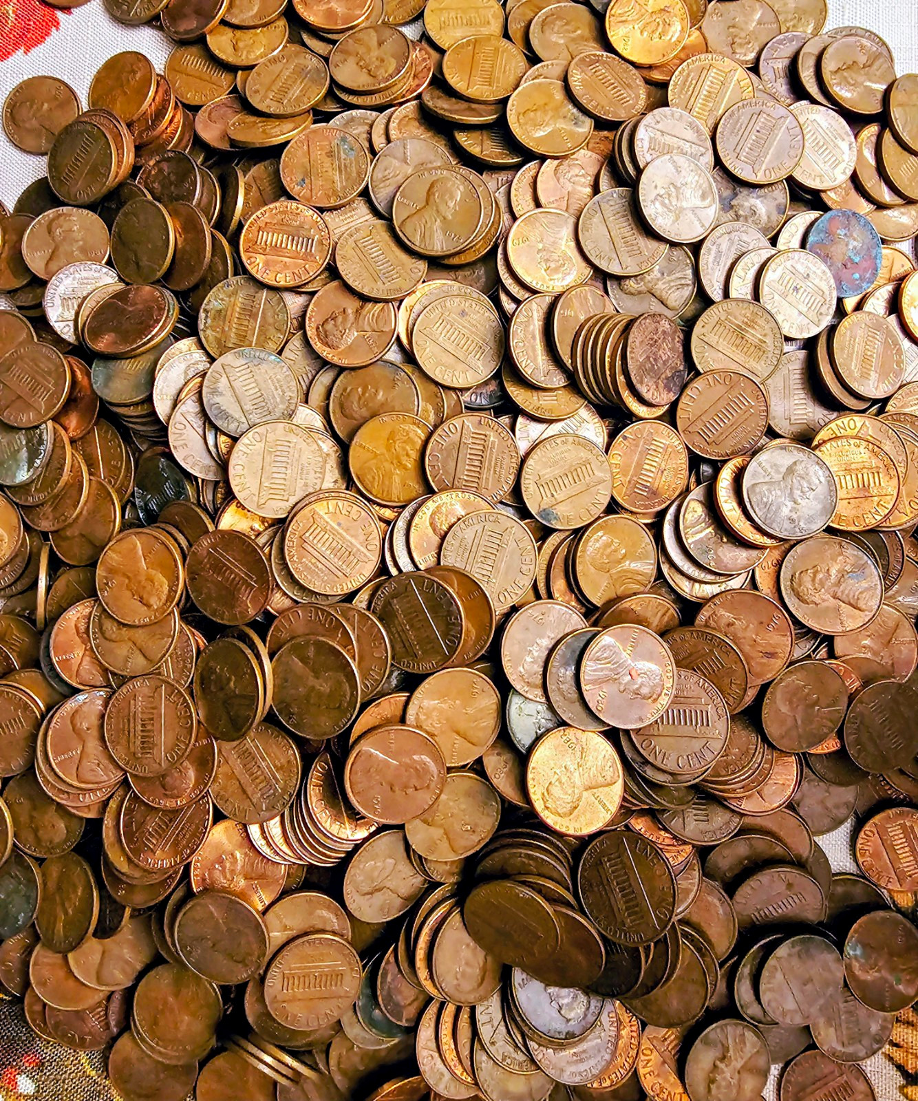 pre 1982 Mixed lot Lincoln Memorial pennies 95% copper