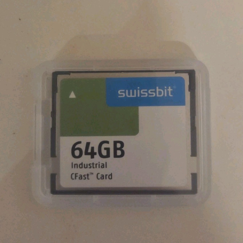 Swissbit Industrial CFast 64GB Card Class 10 (MPN SFCA064GH2AD4TO-I-GS-246-STD)