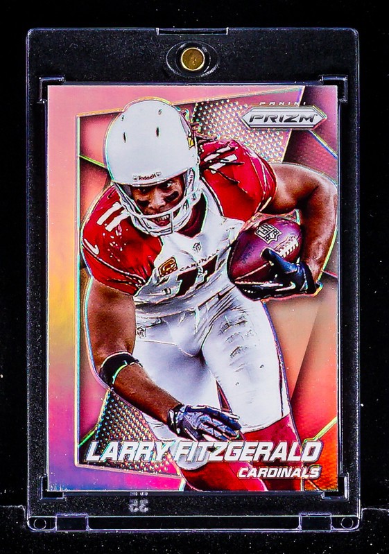 Larry Fitzgerald RARE RAINBOW REFRACTOR CARD Arizona Cardinals