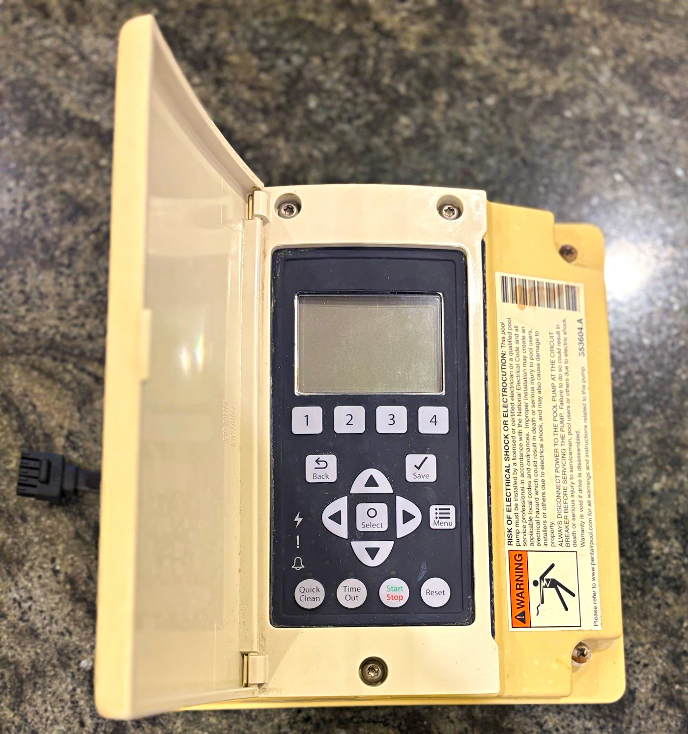 Pentair 176L8122 E337256 Display Keypad ONLY (no drive ) used tested Pentair 176L8122 E337256 Display Keypad ONLY (no drive ) used tested