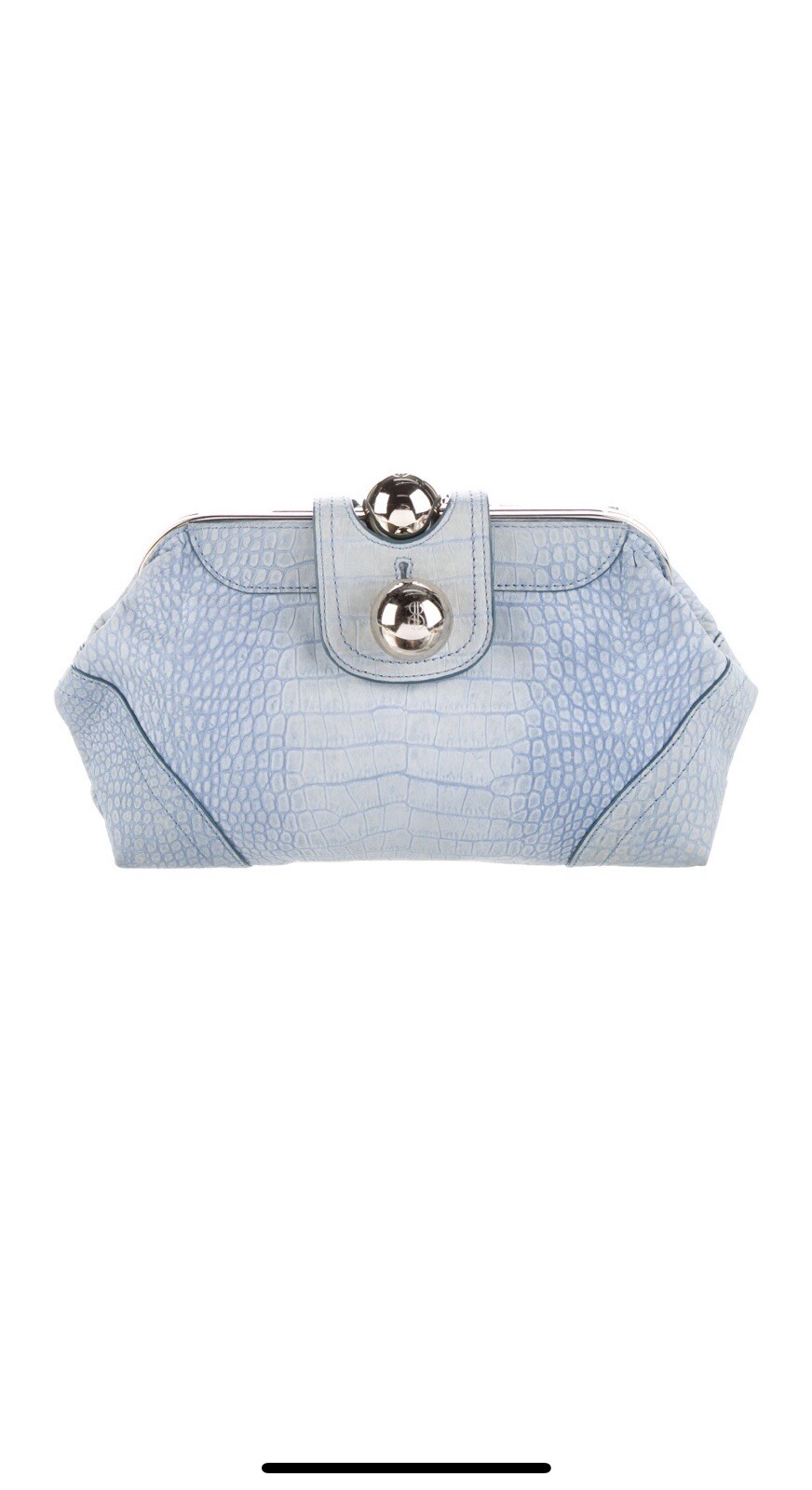Bill Blass Crocodile Clutch Bill Blass Crocodile Clutch